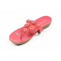 Coral 6.5 US - 37 EUR Nine West Womens Thong NWWALMER MEDPNK MEORA