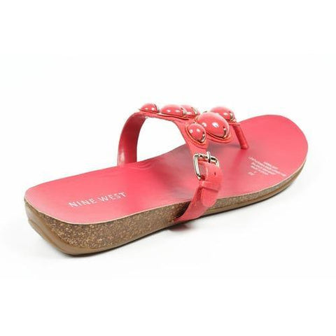Coral 6.5 US - 37 EUR Nine West Womens Thong NWWALMER MEDPNK MEORA