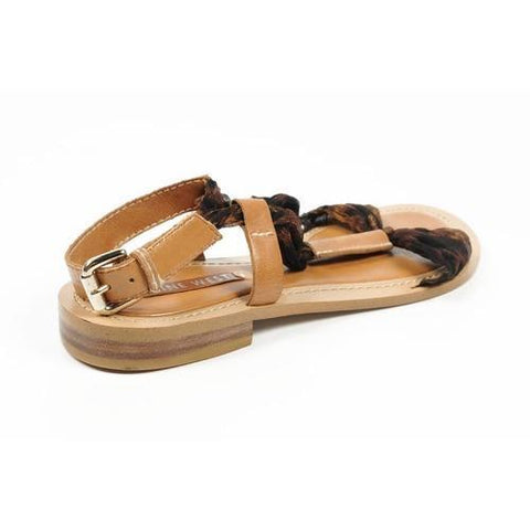 Multicolor 6.5 US - 37 EUR Nine West Womens Slingback Sandal NWGRIZELDA BRNMU DKNAT