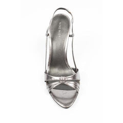 Silver 9.5 US - 41 EUR Nine West Womens Slingback Sandal NWREEDY PEWTER