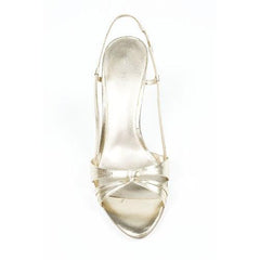 Gold 5 US - 35.5 EUR Nine West Womens Slingback Sandal NWREEDY SILVER