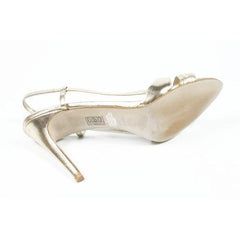 Gold 5.5 US - 36 EUR Nine West Womens Slingback Sandal NWREEDY SILVER