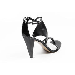 Black 5.5 US - 36 EUR Nine West Womens Ankle Strap Sandal NWDONTLIE BLK SILVER