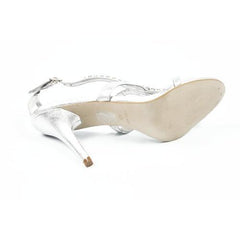 Silver 9.5 US - 41 EUR Nine West Womens Ankle Strap Sandal NWJAZZY SLVR