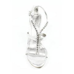 Silver 9.5 US - 41 EUR Nine West Womens Ankle Strap Sandal NWJAZZY SLVR
