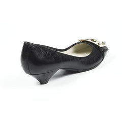 Black 5.5 US - 36 EUR Nine West Womens Heeled Ballerina NWUPGRADEYA BLACK