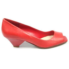 Red 5 US - 35.5 EUR Nine West Womens Pump Open Toe NWZEPHYR RED