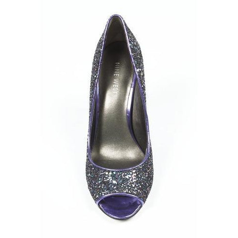 Multicolor 10 US - 41.5 EUR Nine West Womens Pump Open Toe NWHEALTH BLACK PURP
