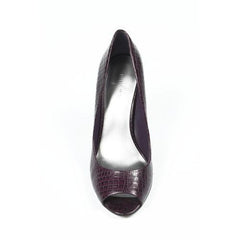 Purple 10 US - 41.5 EUR Nine West Womens Pump Open Toe NWHEALTH DARK PURPL