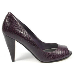 Purple 10 US - 41.5 EUR Nine West Womens Pump Open Toe NWHEALTH DARK PURPL