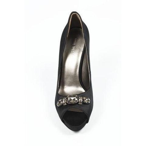 Black 10 US - 41.5 EUR Nine West Womens Pump Open Toe PTLYNNROSE BLACK