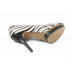 Multicolor 6.5 US - 37 EUR Nine West Womens Pump Open Toe NWSTANZER BLKWHT BLK
