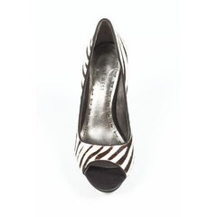 Multicolor 9.5 US - 41 EUR Nine West Womens Pump Open Toe NWSTANZER BLKWHT BLK
