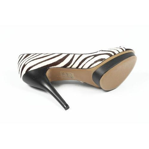 Multicolor 10 US - 41.5 EUR Nine West Womens Pump Open Toe NWSTANZER BLKWHT BLK