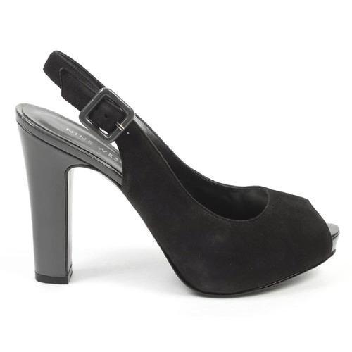 Dark Grey 6.5 US - 37 EUR Nine West Womens Slingback Sandal NWSIEBERT DARK GREY