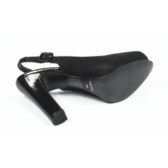 Black 6 US - 36.5 EUR Nine West Womens Slingback Sandal NWSIEBERT BLACK