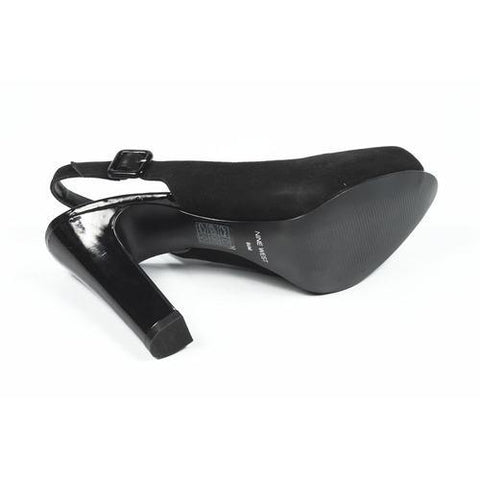 Black 10 US - 41.5 EUR Nine West Womens Slingback Sandal NWSIEBERT BLACK