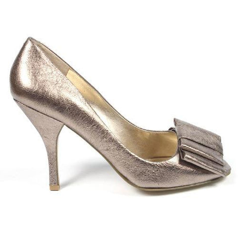 Silver 6 US - 36.5 EUR Nine West Womens Pump Open Toe NWSARNO DARK SILVR