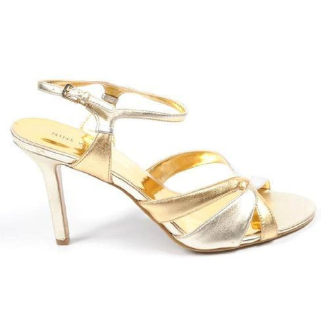 Gold 9.5 US - 41 EUR Nine West Womens Ankle Strap Sandal NWYASAMIN GOLD MULTI