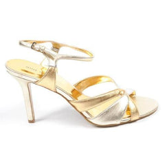 Gold 9.5 US - 41 EUR Nine West Womens Ankle Strap Sandal NWYASAMIN GOLD MULTI