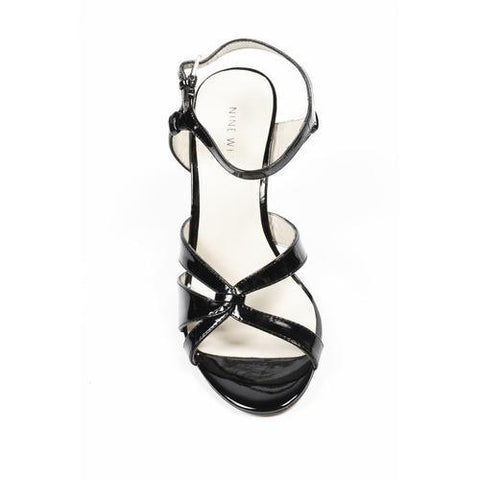 Black 5.5 US - 36 EUR Nine West Womens Ankle Strap Sandal NWYASAMIN BLACK