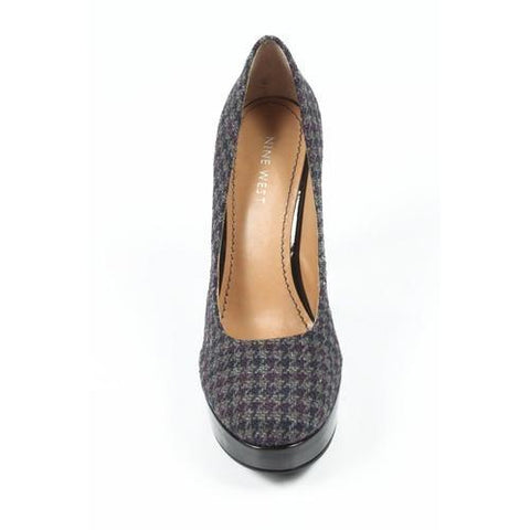Multicolor 10 US - 41.5 EUR Nine West Womens Pump NWAMPLE DK GREY MU