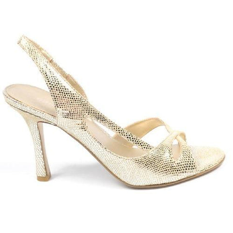 Gold 9.5 US - 41 EUR Nine West Womens Slingback Sandal NWARGENT LTGOLD