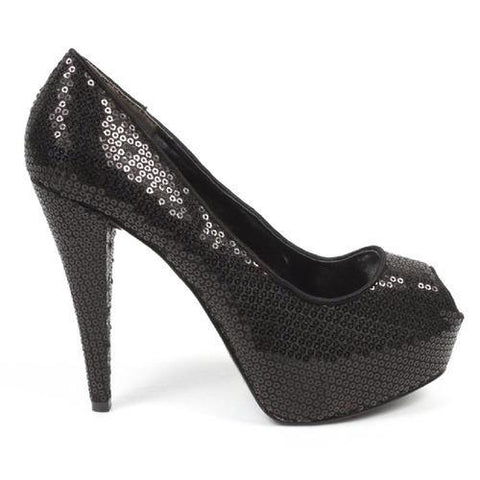 Black 6 US - 36.5 EUR Nine West Womens Pump Open Toe NWKABOOSE BLK FAB