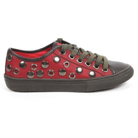 Multicolor 5.5 US - 36 EUR Nine West Womens Sneaker NWASPIRA DKRED DKBR