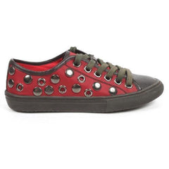 Multicolor 5.5 US - 36 EUR Nine West Womens Sneaker NWASPIRA DKRED DKBR