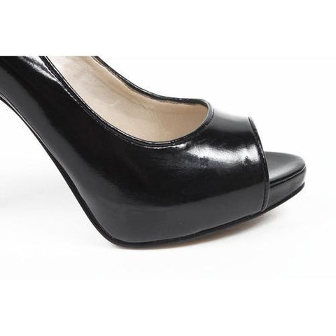 Black 5.5 US - 36 EUR Nine West Womens Pump Open Toe NWHEARTACHE BLACK