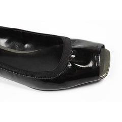 Black 5.5 US - 36 EUR Nine West Womens Heeled Ballerina Open Toe NWRANISE BLK MEGYMULT