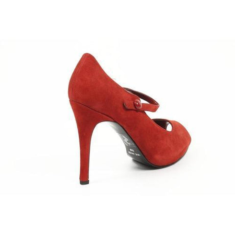 Red 10 US - 41.5 EUR Nine West Womens Pump Open Toe NWLUMINOUS RED RED