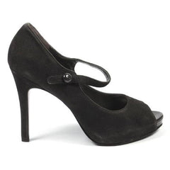 Dark Grey 5.5 US - 36 EUR Nine West Womens Pump Open Toe NWLUMINOUS DKGRY DKGY