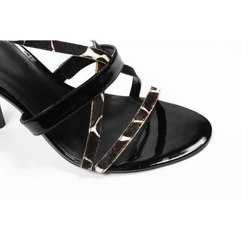 Multicolor 5.5 US - 36 EUR Nine West Womens Ankle Strap Sandal NWDOUBTS BLKIVORY BLK