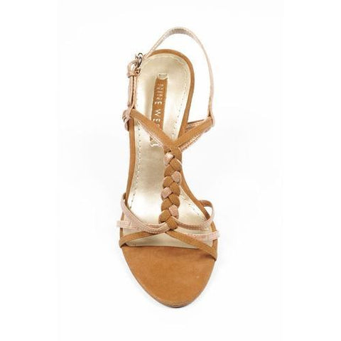 Multicolor 10 US - 41.5 EUR Nine West Womens Slingback Sandal NWFARNLEY GOLD MULTI