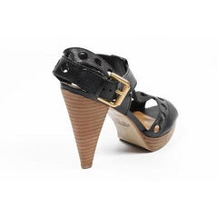 Black 10 US - 41.5 EUR Nine West Womens Ankle Strap Sandal NWBENNINGTON BLACK