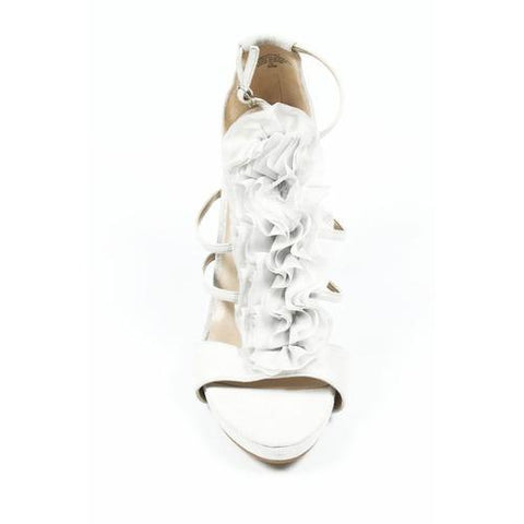 White 10 US - 41.5 EUR Nine West Womens Ankle Strap Sandal NWFAIRYTALE WHITE