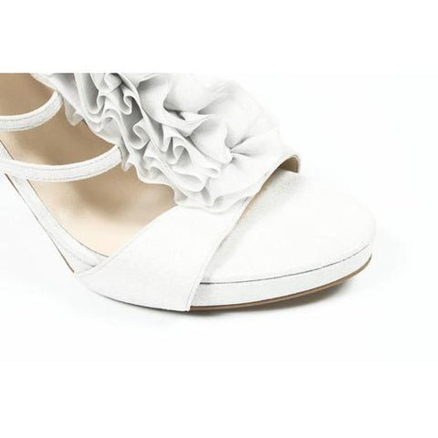 White 10 US - 41.5 EUR Nine West Womens Ankle Strap Sandal NWFAIRYTALE WHITE