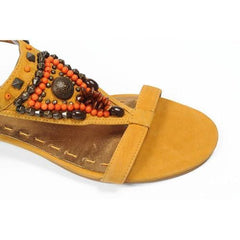 Yellow 6 US - 36.5 EUR Nine West Womens Sandal NWMEDALION MED YELLOW