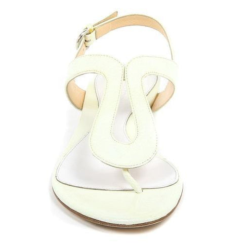 White 37 EUR - 7 US Sergio Rossi Womens Sandal