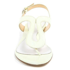 White 37 EUR - 7 US Sergio Rossi Womens Sandal