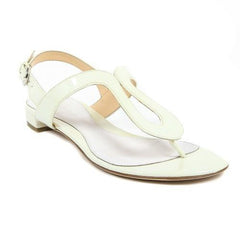 White 37 EUR - 7 US Sergio Rossi Womens Sandal