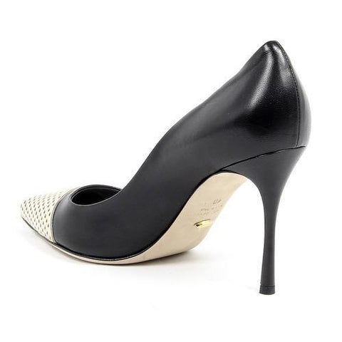 Black 40 EUR - 10 US Sergio Rossi Womens Pump
