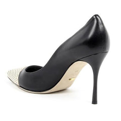 Black 40 EUR - 10 US Sergio Rossi Womens Pump