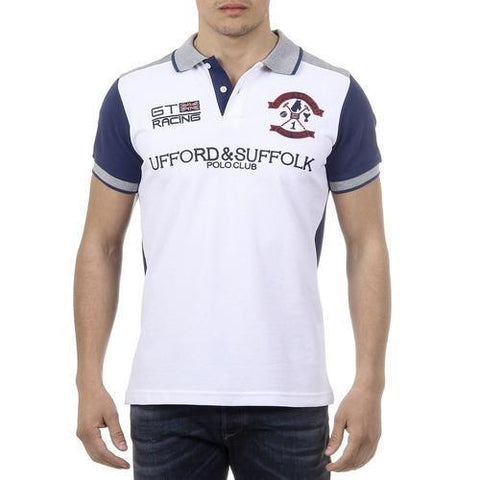 White XXL Ufford & Suffolk Polo Club Mens Polo Short Sleeves US001 WHITE