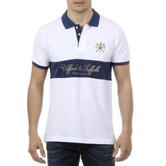 White XXL Ufford & Suffolk Polo Club Mens Polo Short Sleeves US002 WHITE
