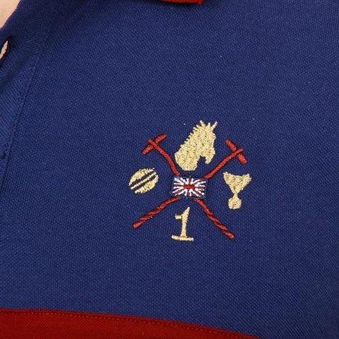 Blue M Ufford & Suffolk Polo Club Mens Polo Short Sleeves US002 NAVY BLUE