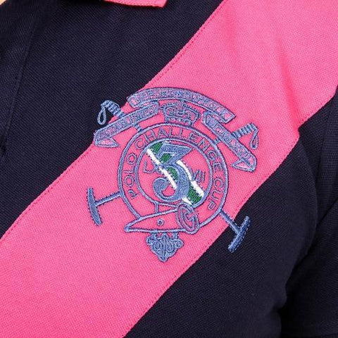 Blue M Ufford & Suffolk Polo Club Mens Polo Short Sleeves US003 INDIGO