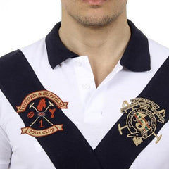 White L Ufford & Suffolk Polo Club Mens Polo Short Sleeves US003 WHITE